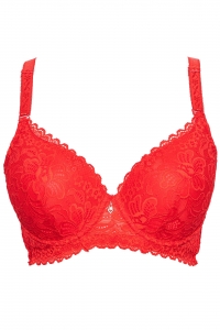 Bra padded red cup D Bra padded red cup D