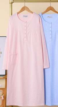 Large size fleece nightgown from 48 to 56