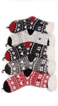 Christmas themed stuffed socks