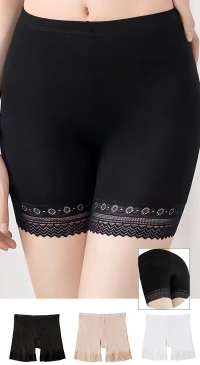 Panty with lace edges