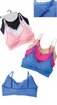 Padded bralettes with adjustable straps  (from M/L to XL/XXL)