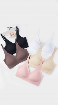 Bra without underwire without foam