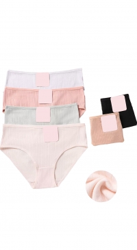 Soft cotton panties in pastel colors