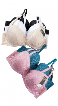 Two-tone lace bra, D cup Two-tone lace bra, D cup