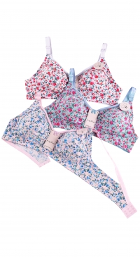 Floral print bra D cup Floral print bra D cup