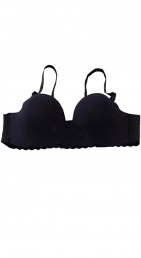 Black invisible non-wired bra Black invisible non-wired bra